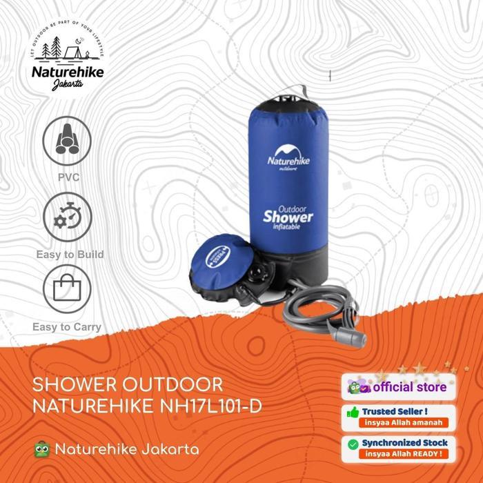 SHOWER ALAT MANDI CAMPING PORTABLE OUTDOOR NATUREHIKE NH17L101-D