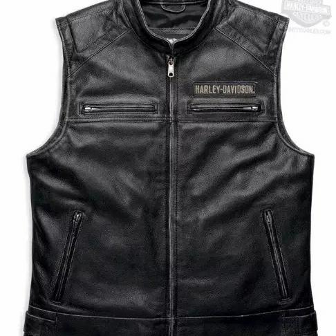 Rompi kulit harley davidson