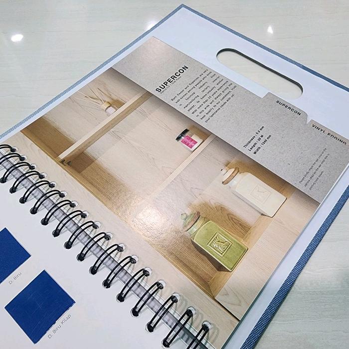 Buku Katalog Sample Cs Laminates Pvc Deco Sheet Decosheet Supercon New
