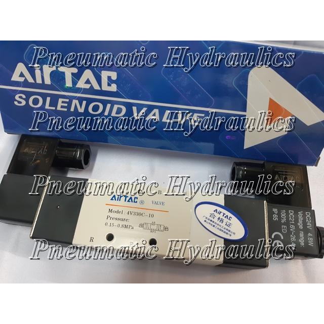 Airtac Solenoid Valve 4V330C-10 Airtac Solenoid 3/8"
