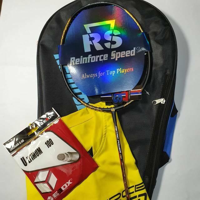 [FREE PASANG SENAR] RAKET BADMINTON RS METRIC POWER 16 N II III NII NIII BONUS TAS KAOS SENAR
