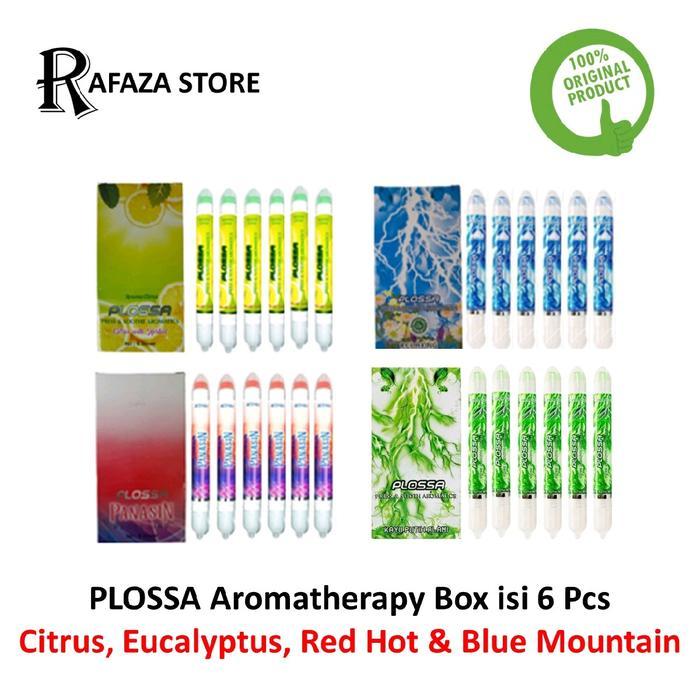 Plossa Minyak Angin Aromatherpy Box Isi 6 Terbaru 