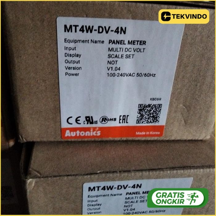 AUTONICS MT4W-DV-4N PANEL METER