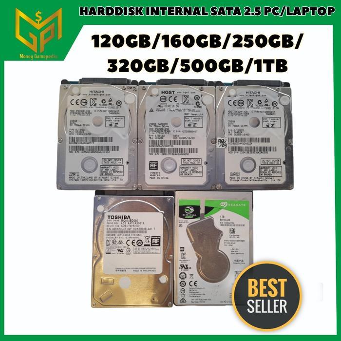 Diskon Hardisk Laptop Hdd 120/160/250/320 /500 Gb/1Tb/2Tb Pc Internal Ps3 Ps4 Original