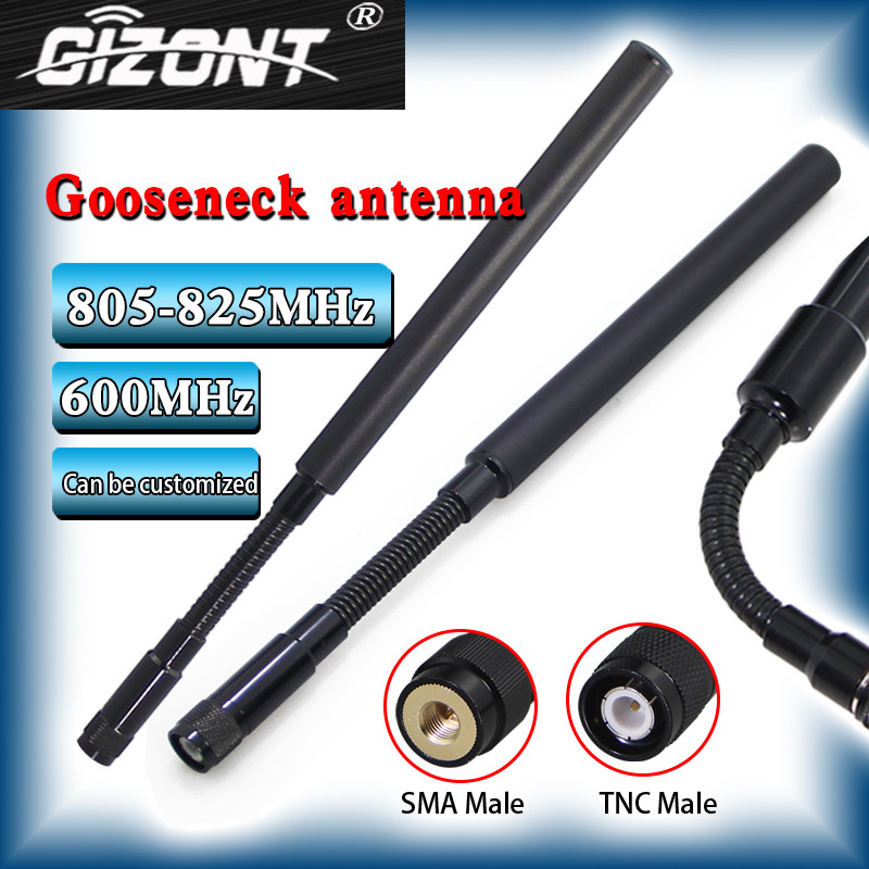 Omni tactical gooseneck antenna, high gain external antenna, LTE 4G/800-2700MHz, 580-600MHz,