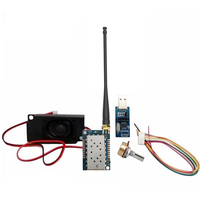 2sets/lot All-in-one vhf walkie talkie module kit SA828 VHF FM transceiver module