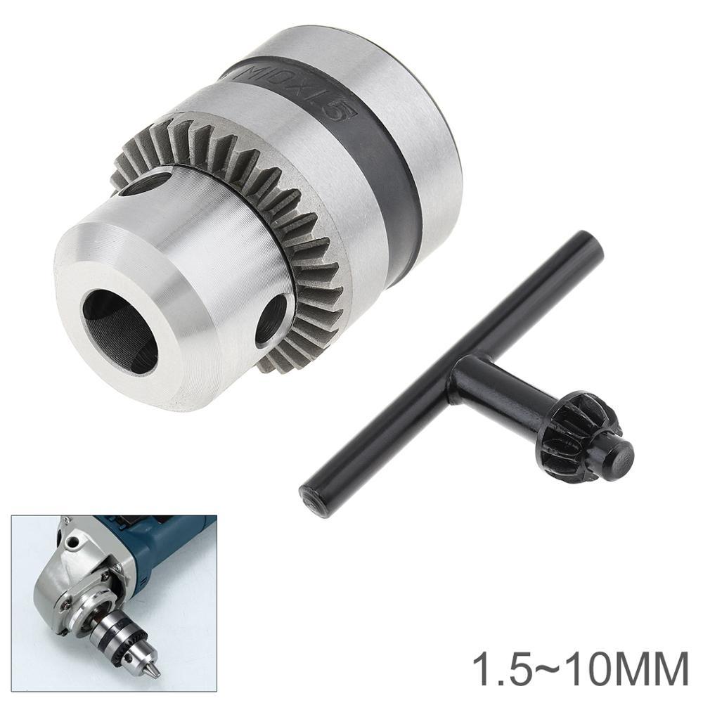 Mini Drill Chuck & Drill Chuck Adapter Micro JTO Taper Mounted Drill Chuck and Wrench W/ Chuck Key