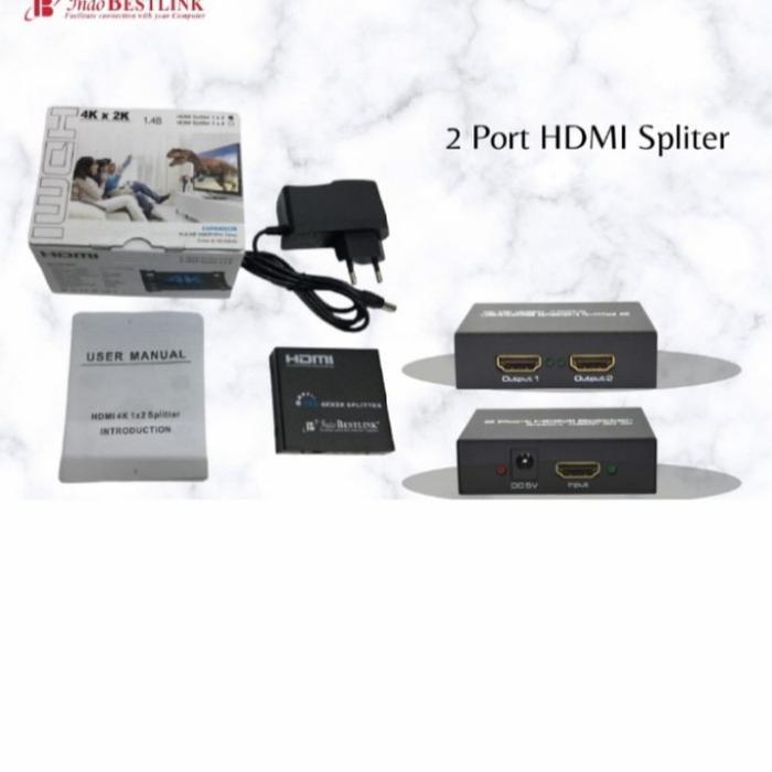 HDMI spliter 2port / HDMI spliter / HDMI spliter 1 ke 2