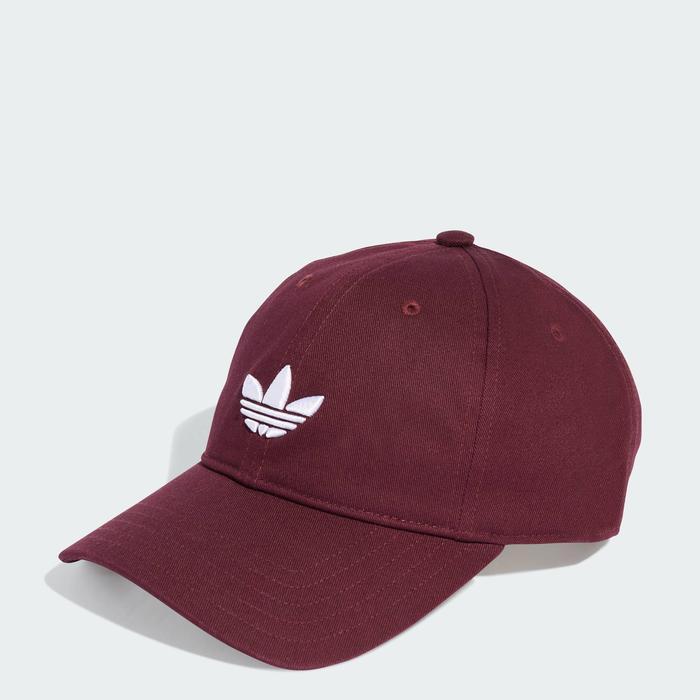 Lifestyle Adicolor Classic Trefoil Baseball Cap Unisex Burgundy JZ4928 - Burgundy, OSFW