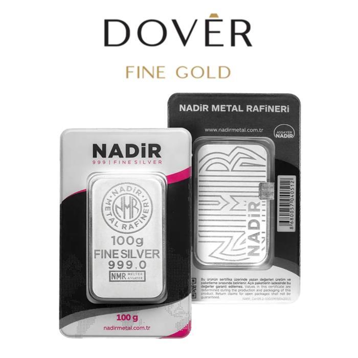 SALE READY STOCK Perak Batangan Nadir Silver Bar 99.90% 100 g gr gram sertifikat