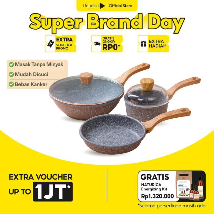 Debellin Premium Cookware Set - Daily Cookware Granite Package