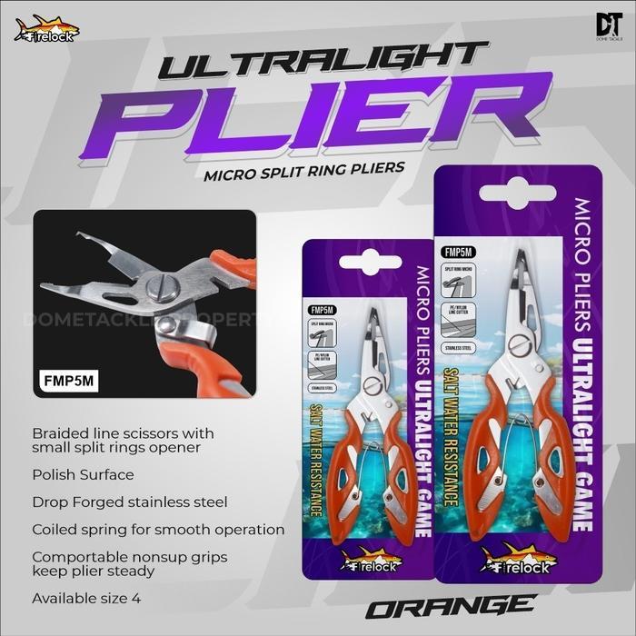 ORIGINAL Tang ro Markiman Tang Pancing Split Ring Stainless Steel Cutter Line Cocok Untuk Jigging