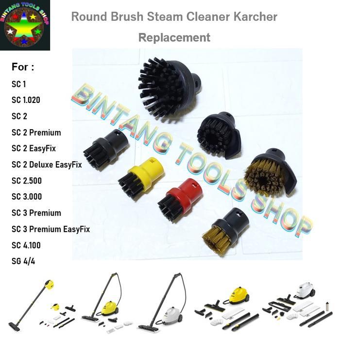 Karcher Round Brush Steam Cleaner Replacement for SC1 SC2 SC3 SC4 SC5
