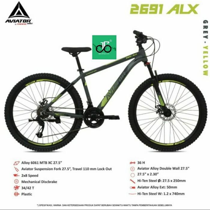 Sepeda MTB 27.5" Aviator 2691 ALX