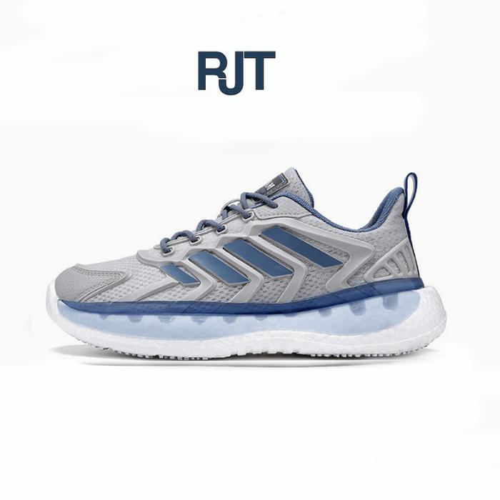Specs Sports - Rjt Street Runner Sepatu Sneaker Pria Casual Shoes - Sneakers Running Hitam/Putih Dan