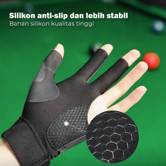Diskon Plain Black Billiard Gloves Wholesale Price / Billiard Gloves / Professional Billiard Gloves