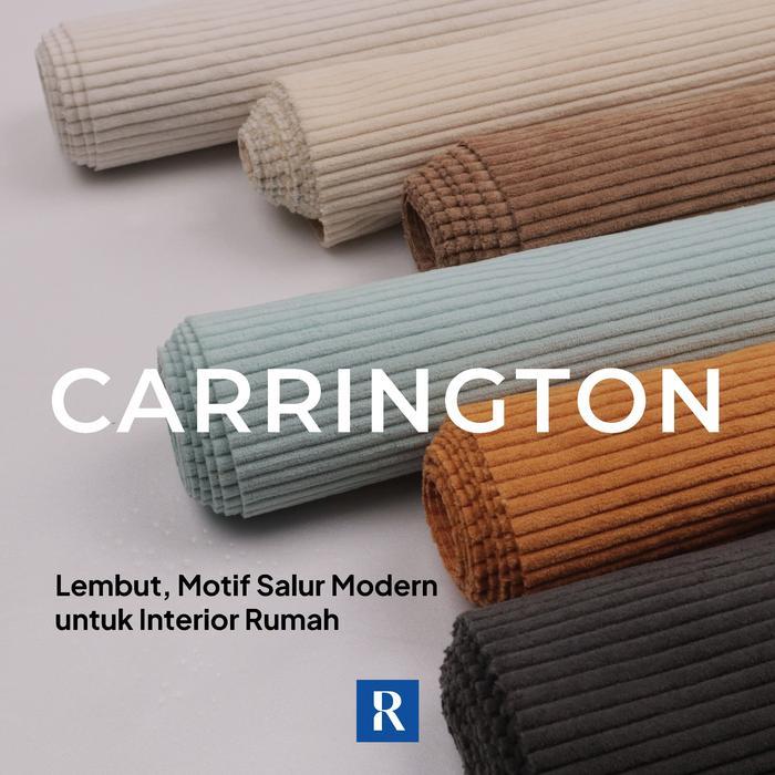 Regency - [Carrington] - Kain Sofa Velvet Beludru/Bahan Sofa Beludru/Kain Sofa Meteran Beludru/Kain