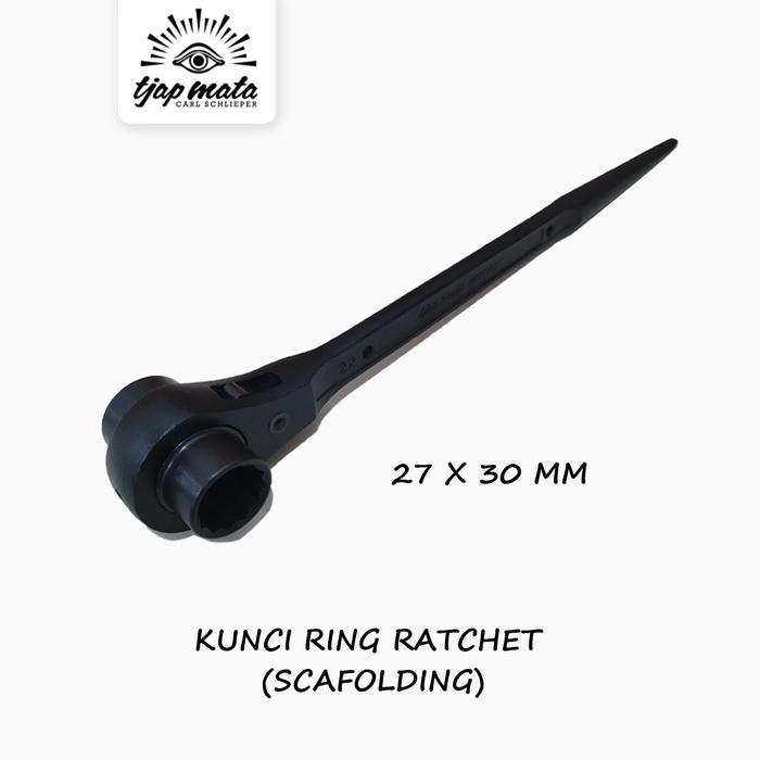 Kunci Ring Ratchet Scaffolding 27x30mm