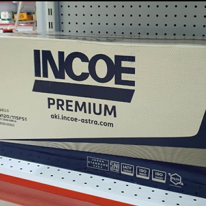 Aki Accu Incoe Premium N120 12V 120Ah Aki Basah