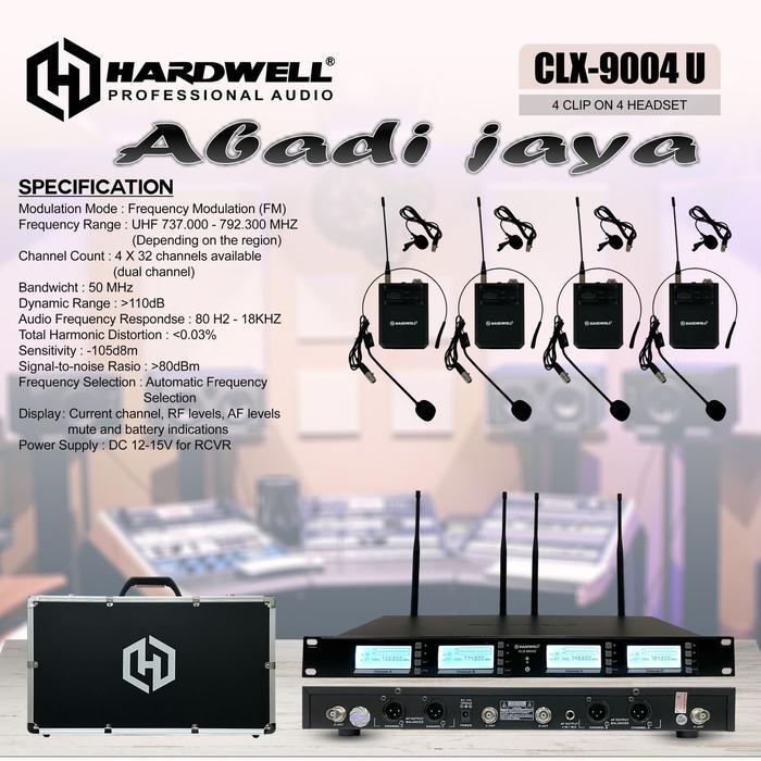 Best Seller Mic Hardwell Clx9004U 4 Channel Clx 9004U Clx9004 U 4 Mic