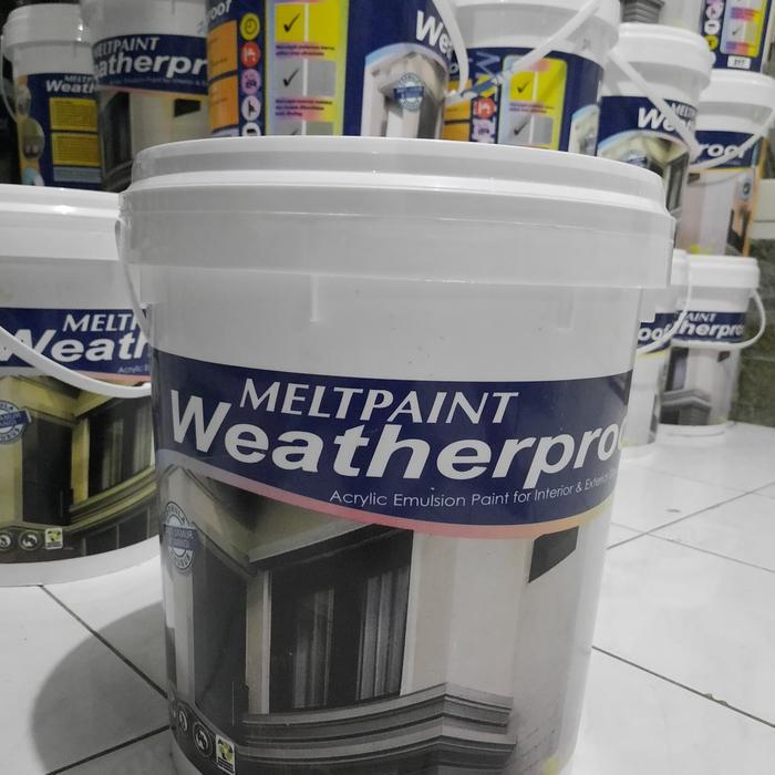 Cat Tembok Terbaik Meltpaint Weatherproof Cat Tembok 20Kg Original 100% Cat Tembok Tidak Mudah