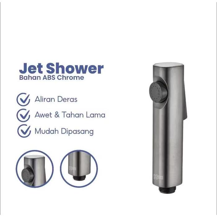 Selang Bidet Flexible Kepala Jet Shower Kepala Selang Bidet Spiral