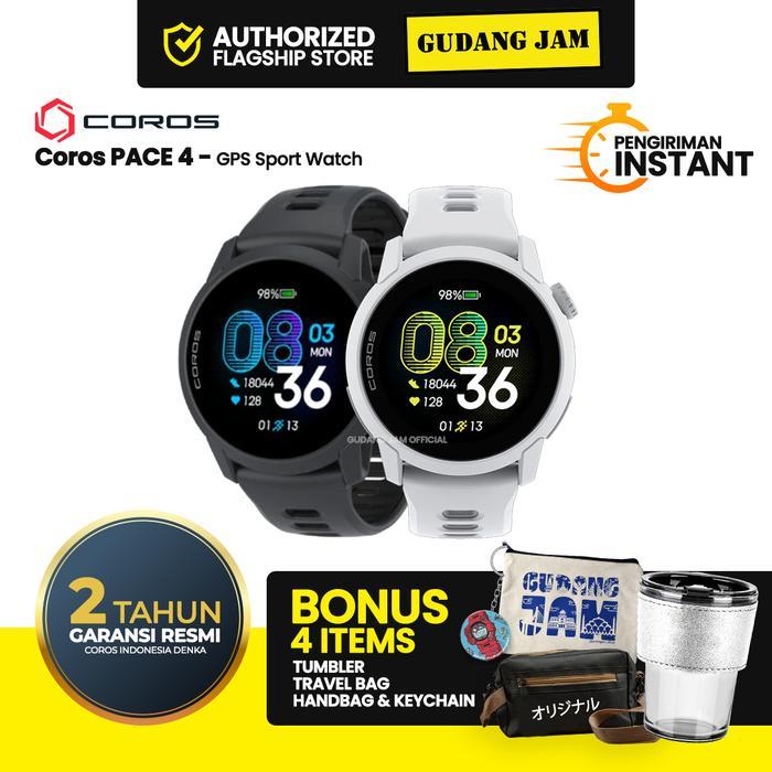 Jam Tangan Smartwatch Coros Pace 4 GPS Sport Watch AMOLED Ultralight