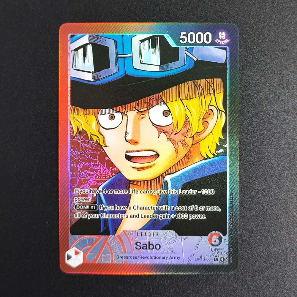 DIY Card Game ACE Luffy Sabo Bonney Roger OP13-002 OP13-001 OP13-004 OP13-100 Collection English TCG