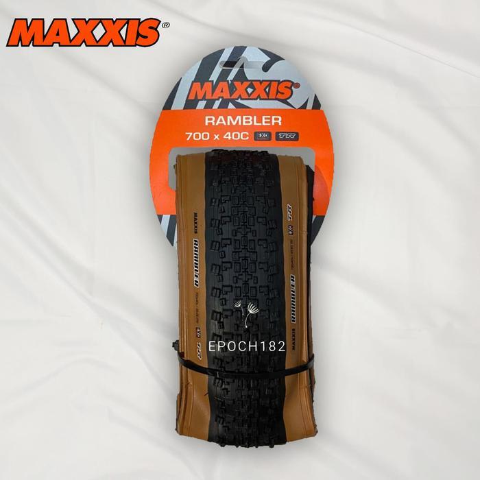 Ban Luar Sepeda Maxxis Rambler 650 x 47B, 700 x 38C, 700 x 40C, 700 x 45C & 700 x 50C Skinwall EXO