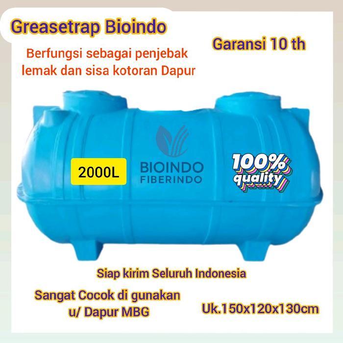 SALE Grease Trap 2000 liter Bioindo, Grease Trap portable, Grease trap fiberglass, grease trap dapur