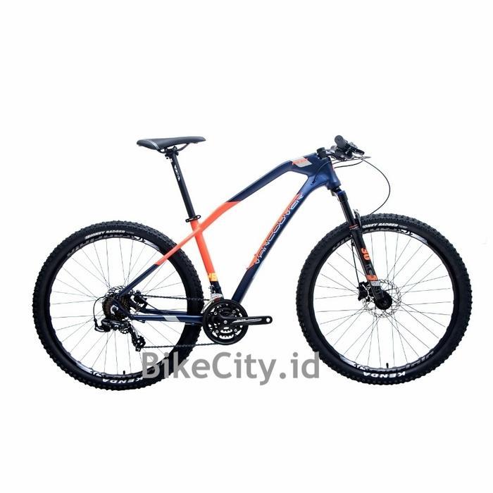 Sepeda MTB ELEMENT POLICE VANCOUVER Y8 24 Speed 27,5 Inch New - Blue Orange