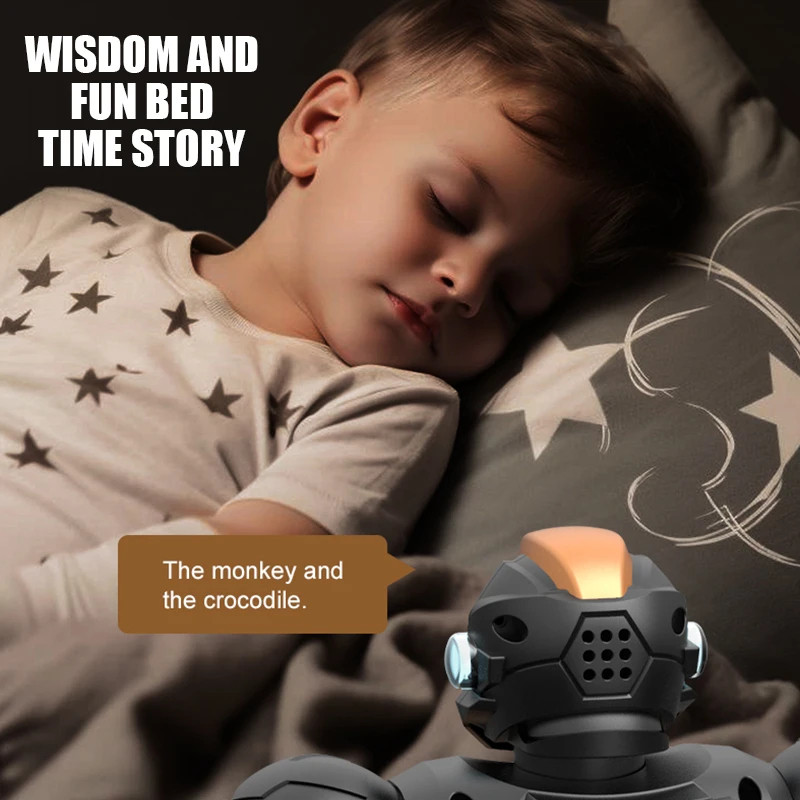 2026 Hot Remote Control Robot Toy Intelligent Programming Voice Control Gesture Remote Control Led