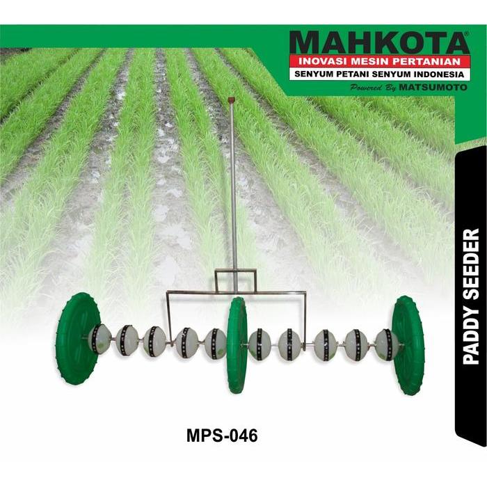 TERLARIS Alat Tanam Padi MANUAL MAHKOTA MPS-046 / Paddy Seeder Alat Penanam Benih Padi Sawah Alat