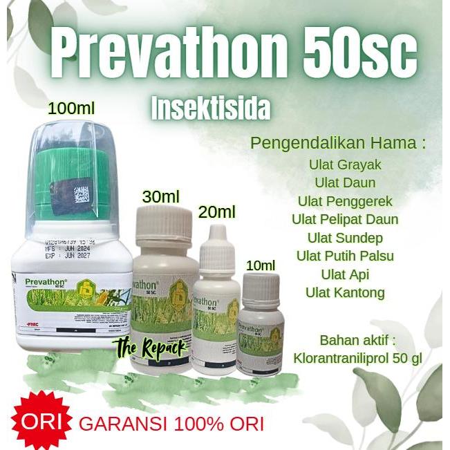 PREVATHON 50SC insektisida ori pembasmi hama ulat 30ml repacking
