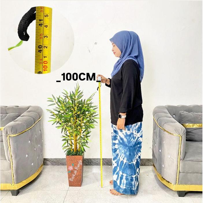 Bambu artificial- Bambu plastik- Bambu kuning- bambu dekorasi- hiasan