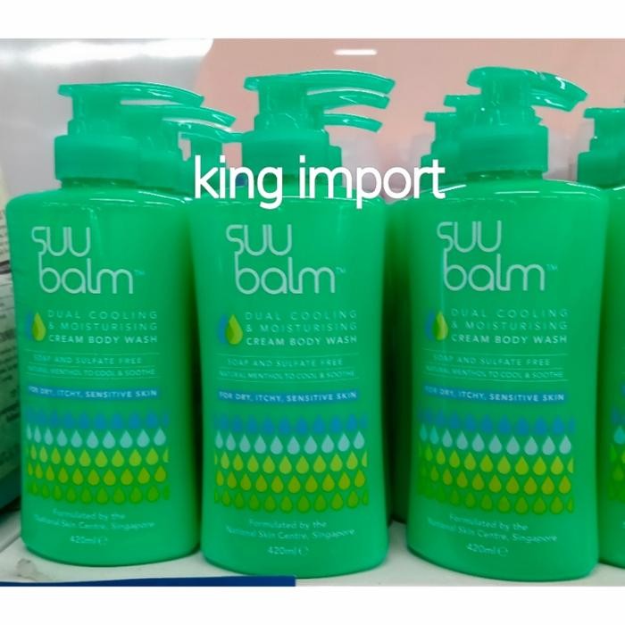 SUU BALM DUAL COOLING & MOISTURE CREAM BODY WASH - SABUN ANTI GATAL