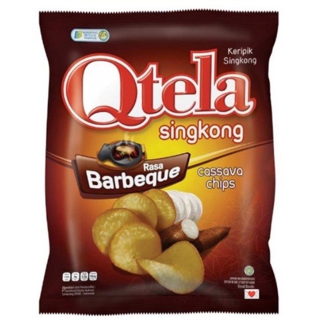 QTELA SINGKONG BARBEQUE 30 GRAM BALADO TEMPE RENCENG BBQ KEJU PANGGANG ORIGINAL CABAI RAWIT KERITING