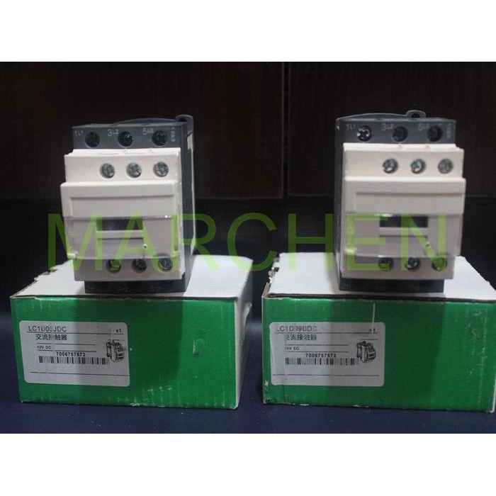 Kontaktor Contactor DC LC1D09 / LC1D18 / LC1D25 12V / 24V DC