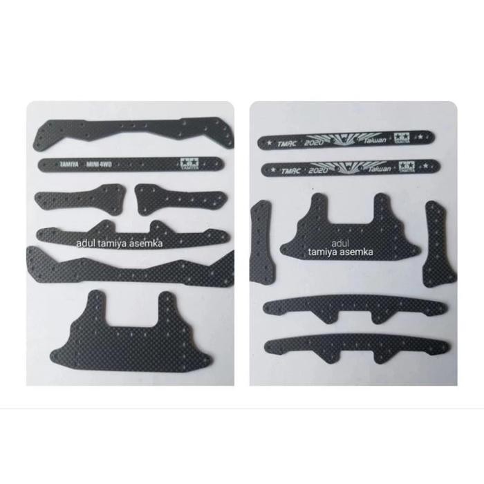 PAKET SET CARBON MEMBRAN 1,6 ALL VARIAN/BEMPER TAMIYA S2-SFM-FM-A-MA