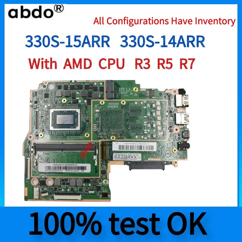 Casing Laptop 330S For Lenovo ideapad 330S-15ARR  330S-14ARRLaptop Motherboard.With AMD CPU R3-2200U