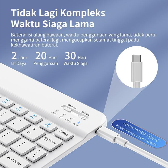 Olyps Wireless Bluetooth Keyboard Mini Tablet For Android/Ios/Windows