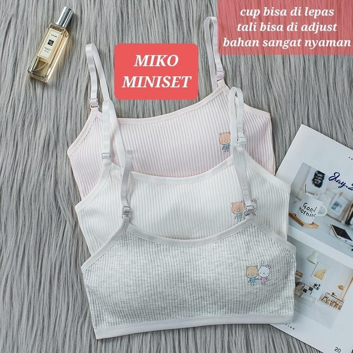 BAJUKIDDIE MIKO MINISET PAKAIAN DALAM ANAK SD SMP REMAJA KOREA IMPORT