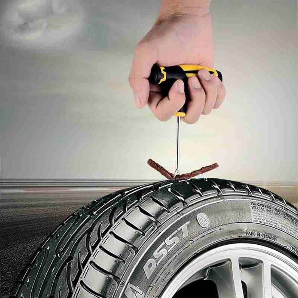 Car Tire Repair Tool Tubeless Tyre Puncture Repair Kit Tire Repair Strip Vacuum Tyre Repair Nail Kit