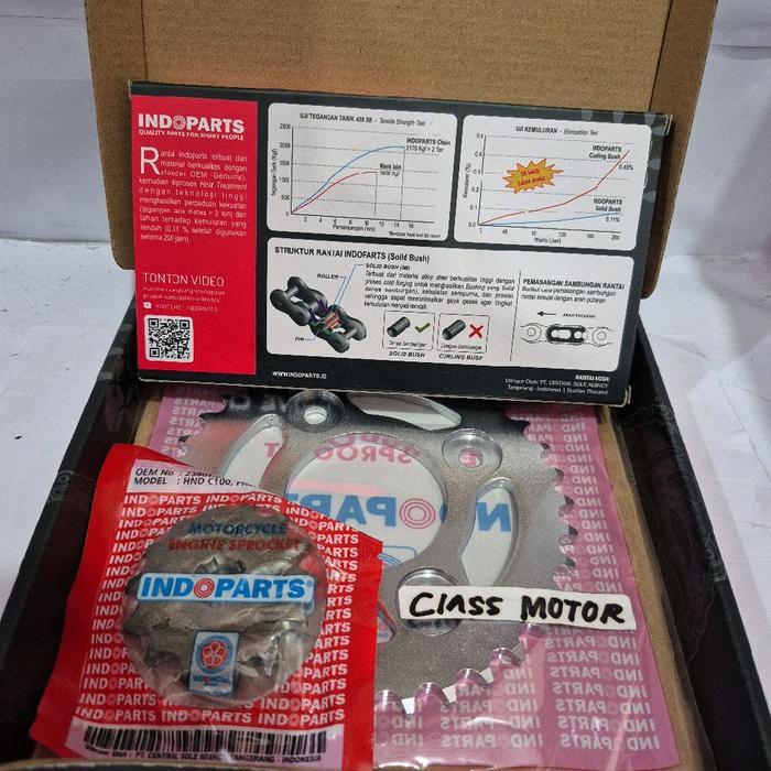 GEARSET SUPRA FIT NEW ( KTL 14T-36T 428-106 ) ORIGINAL INDOPARTS