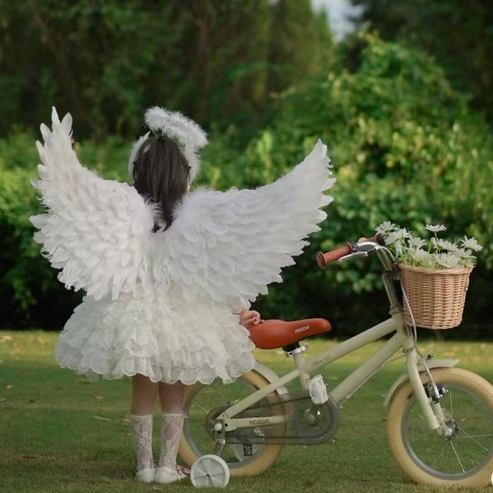 Easy - Sayap Malaikat Angel Besar Kostum Halloween Party / Sayap Bulu Cupid / Sayap Wing Besar/Sayap