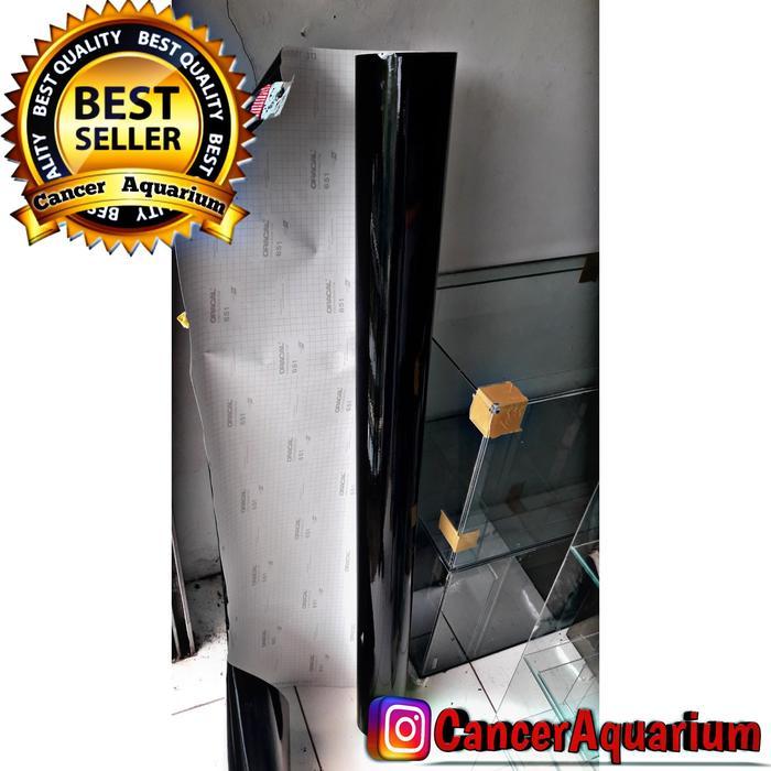 Background / Stiker Oracal 651 Glossy 100X50 ( Hitam )