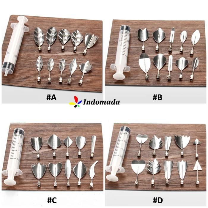 3D Art Jelly Tools / Art Pudding Tools/Art Jelly Puding Suntikan 10 Bh