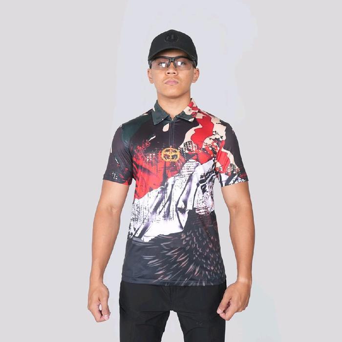Kaos Wangky Pendek Pria Cartenz Tactical Garuda Kopassus