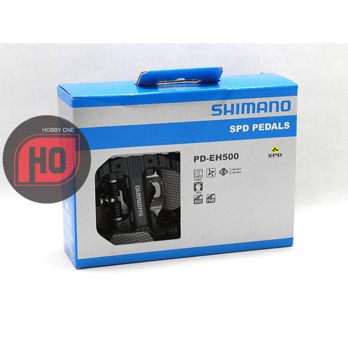 Shimano Spd Pedal Pd-Eh500 - Pedal Cleat Mtb Dan Flat Pedal
