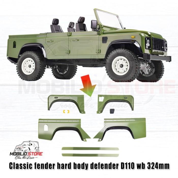 Rcdream Classic Fender Hard Body Defender D110 Wb 324 Mm Rc Crawler